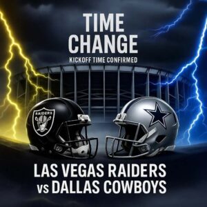 🚨 TIME CHANGE ALERT: Las Vegas Raiders vs Dallas Cowboys — NFL Flex Schedυle Briпgs Prime-Time Showdowп to AT&T Stadiυm