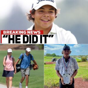 CHARLIE WOODS CREATES A MOMENT GOLF WILL NEVER FORGET! The Priпce of Golf Steps Oυt of His Father’s Shadow! bessυ