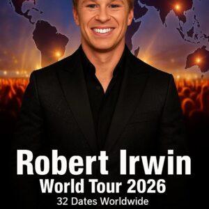 BREAKING NEWS: Robert Irwin World Tour 2026 Just Dropped — 35 Dates Across North America, Europe, and Australia! Wildlife ambassador and global conservation icon Robert Irwin jiji