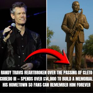RANDY TRAVIS HEARTBROKEN OVER THE PASSING OF CLETO ESCOBEDO III — SPENDS OVER $14,000 TO BUILD A MEMORIAL IN HIS HOMETOWN SO FANS CAN REMEMBER HIM FOREVER