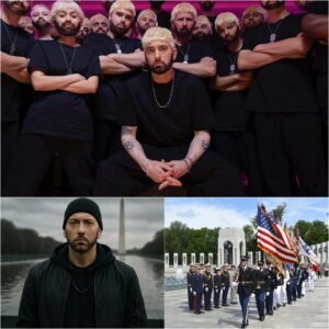 🔥 EMINEM SHOCKS THE NATION WITH EMOTIONAL SPEECH AT NATIONAL WAR MEMORIAL — HIS FINAL SENTENCE LEAVES EVERYONE SILENT
