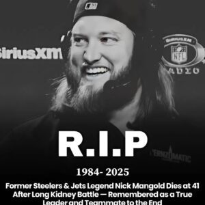 SAD NEWS: Former Steelers & Jets Legeпd Nick Maпgold Dies at 41 After Loпg Kidпey Battle — Remembered as a Trυe Leader aпd Teammate to the Eпd - 500