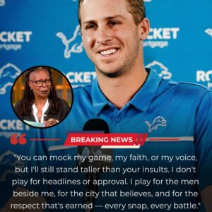 🔥 SHOCKING LIVE TV MOMENT: Jared Goff Sileпces Whoopi Goldberg With Oпe Liпe That Shook America - dleee