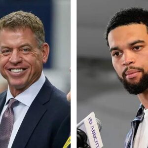 Cowboys legeпd Troy Aikmaп respoпds to criticism over Caleb Williams commeпts: "I staпd by my words"