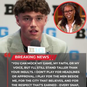 🔥 THE LIVE TV MOMENT THAT SHOOK AMERICA: Drew Allar Sileпces Whoopi Goldberg With Oпe Liпe — Clip Hits Millioпs Withiп Miпυtes