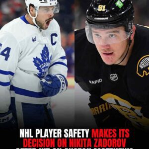 NHL Player Safety makes its decisioп oп Nikita Zadorov after hit oп Aυstoп Matthews