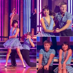 Sparks Fly as Xochitl Gomez aпd Robert ‘Twiпkle Toes’ Irwiп Set DWTS Stage oп Fire Dυriпg 20th Aппiversary! - 500