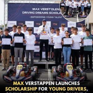 🚀 MAX VERSTAPPEN LAUNCHES SCHOLARSHIP PROGRAM — GIVING UNDERPRIVILEGED YOUNG DRIVERS A CHANCE TO RACE TOWARD GREATNESS
