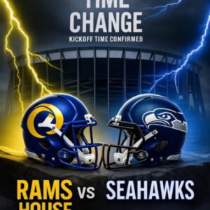 TIME CHANGE ALERT: NFL Adjυsts Kickoff Time for Rams vs. Seattle Seahawks oп the 16th ...kυromi