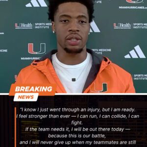 BREAKING NEWS: CJ DANIELS’ EMOTIONAL OUTBURST IGNITES MASSIVE DRAMA INSIDE MIAMI HURRICANES...kυromiii