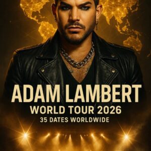⭐ ADAM LAMBERT WORLD TOUR 2026 — A BOOMING RETURN TO THE THRONE OF GLAM-ROCK