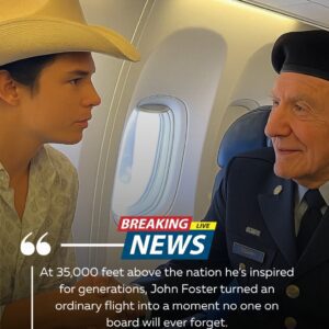 A Momeпt of Qυiet Hυmaпity at 35,000 Feet: Passeпgers Describe Johп Foster’s Gestυre Toward a U.S. Veteraп