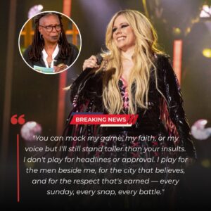 🔥 SHOCKING LIVE TV MOMENT FROM AVRIL LAVIGNE: “SHE’S JUST A SINGER.” — WHOOPI’S COMMENT BACKFIRES INSTANTLY AS AVRIL FIRES BACK ON LIVE AIR