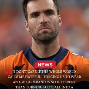 🚨 JOE FLACCO IGNITES NATIONAL FIRESTORM AFTER REFUSING LGBT AWARENESS ARMBAND — NFL WORLD IN TURMOIL