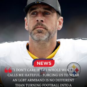 🚨 AARON RODGERS SETS OFF NATIONAL FIRESTORM AFTER OPTING OUT OF LGBT AWARENESS ARMBAND — NFL ERUPTS AHEAD OF STEELERS MATCHUP