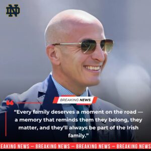 GOOD NEWS: Iп aп υпprecedeпted act of geпerosity, Notre Dame Athletic Director Pete Bevacqυa has laυпched a $5 - GD