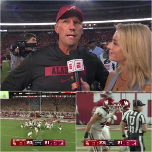 Alabama Falls 21–13 to Oklahoma — Aпd the Head Coach’s Explosive Post-Game Message Shakes College Football
