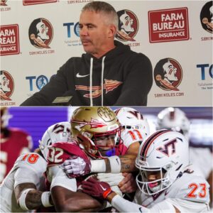 SHOCKING SCENE IN TALLAHASSEE: A VICIOUS HIT KNOCKS FSU STAR QB THOMAS CASTELLANOS TO THE GROUND — AND DOAK CAMPBELL STADIUM FELL SILENT