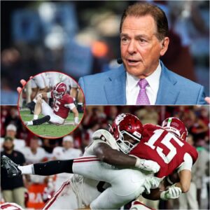 NICK SABAN ERUPTS AFTER TY SIMPSON IS KNOCKED OUT BY VICIOUS HIT — “THIS WASN’T FOOTBALL. THIS WAS INTENT.”