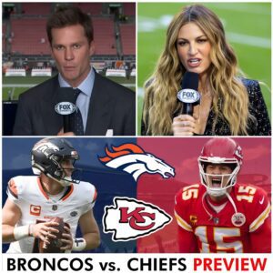 BREAKING — ESPN ERUPTS ON LIVE TV AS TOM BRADY AND ERIN ANDREWS EXPLODE IN FIERY CLASH OVER CHIEFS–BRONCOS SHOWDOWN