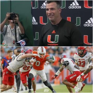🏈🔥 “41–7 — BUT THIS WAS MORE THAN A WIN” — MIAMI HURRICANES COACH UNLOADS AFTER CONTROVERSIAL BLOWOUT AT RALEIGH..htv