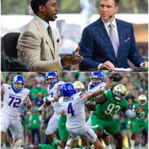 DESMOND HOWARD TORCHES BOISE STATE AFTER 17–7 LOSS TO SAN DIEGO STATE — AND RECE DAVIS’ FIVE-WORD RESPONSE FREEZES THE ESPN STUDIO