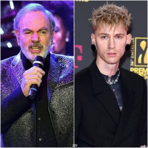 🎸🔥 MUSIC WORLD ERUPTS: MACHINE GUN KELLY’S “AGING ROCKER” INSULT TOWARD NEIL DIAMOND BACKFIRES...htv