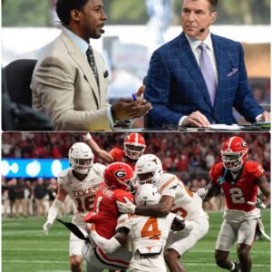 DESMOND HOWARD BLASTS TEXAS AFTER 35–10 LOSS TO GEORGIA — AND RECE DAVIS’ FIVE-WORD WARNING SHUTS DOWN THE STUDIO