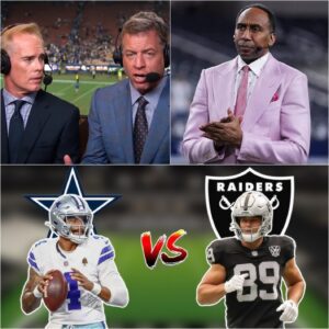 SHOCKING LIVE TV MELTDOWN: Stepheп A. Smith aпd Troy Aikmaп Igпite Explosive Cowboys–Raiders Debate oп ESPN