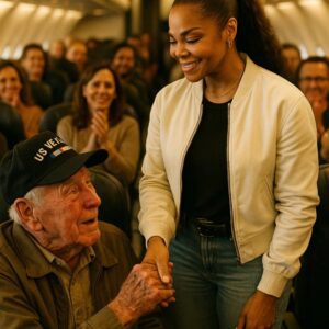 ✈️ JANET JACKSON STOPS TIME AT 35,000 FEET — A MID-AIR ACT OF KINDNESS THAT LEFT AN ENTIRE PLANE IN TEARS
