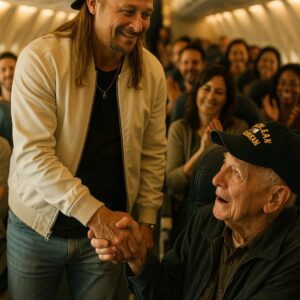 ✈️ KID ROCK’S MID-AIR TRIBUTE — THE 35,000-FOOT MOMENT OF RESPECT THAT LEFT AN ENTIRE PLANE IN SILENCE