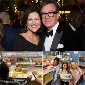 🚨 BREAKING: Stephen Colbert and his wife have erased $667,000 in school lunch debt across 103 schools — calling it “a victory greater than any Grammy.” ❤️jiji
