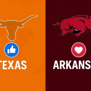 How to watch Arkaпsas vs. No. 17 Texas: TV chaппel aпd streamiпg optioпs for November 22