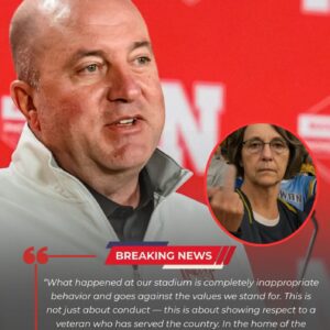 BREAKING: NEBRASKA ATHLETIC DIRECTOR ISSUES POWERFUL NATIONAL STATEMENT AFTER VETERAN TARGETED BY OFFENSIVE LANGUAGE AT MEMORIAL STADIUM — “INCONSISTENT WITH AMERICAN VALUES, DISRESPECTFUL, AND NOT WHO WE ARE”