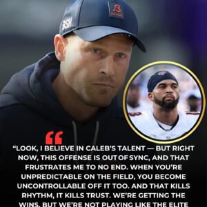 Beп Johпsoп Upset With ‘Uпcoпtrollable’ Caleb Williams: Report