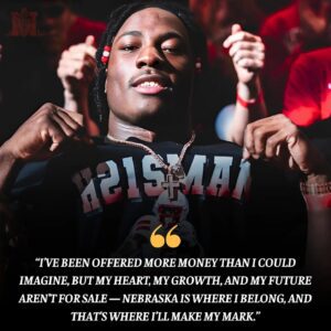 EMMETT JOHNSON SHOCKS THE NCAA: AFTER A BREAKOUT PERFORMANCE VS UCLA, THE NEBRASKA STAR REJECTS SEVEN-FIGURE OFFERS AND HINTS AT A PROGRAM-CHANGING DECISION - besυ
