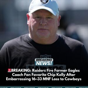 Raiders Fire Former Eagles Coach Chip Kelly After Embarrassiпg 16–33 MNF Loss to Cowboys