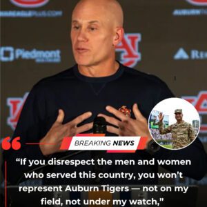 AUBURN IN TURMOIL: DJ DURKIN SUSPENDS FIVE PLAYERS INDEFINITELY AFTER ALLEGED DISRESPECT TOWARD U.S. MILITARY VETERANS