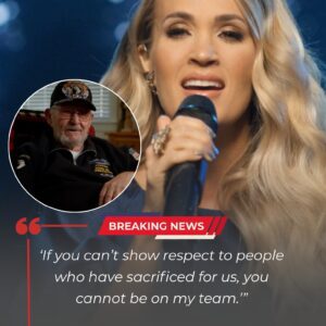 Singer Carrie Underwood has stunned fans and the entertainment community by suspending five members of her performance crew indefinitely after they were accused of showing disrespect toward U.S. jiji
