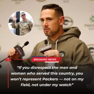 HEAD COACH MATT LaFLEUR STUNS NFL WORLD — SUSPENDS FIVE PACKERS PLAYERS INDEFINITELY AFTER ALLEGED DISRESPECT TOWARD U.S. MILITARY VETERANS