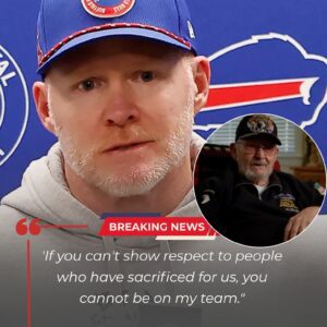 BREAKING NEWS: Sean McDermott Stuns the NFL by Suspending Five Bills Players Indefinitely After Incident Involving U.S. Veterans jiji
