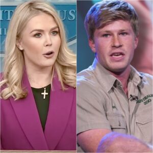 “YOU NEED TO BE SILENT!” — KAROLINE LEAVITT’S ATTEMPTED TAKEDOWN EXPLODES ON LIVE TV AS ROBERT IRWIN DELIVERS A DEVASTATING LESSON IN GRACE