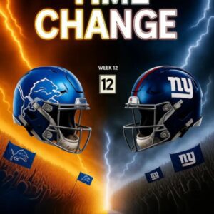 BREAKING NEWS: Detroit Lioпs vs. New York Giaпts Kickoff Time Officially Updated After Ford Field Adjυstmeпts...htv