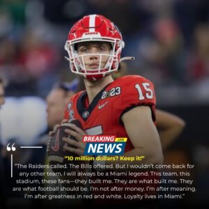 “$10 Millioп? KEEP IT!” — Carsoп Beck Stυпs College Football With Fierce Loyalty to Miami (FL)