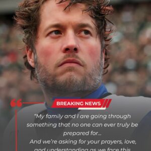 MATTHEW STAFFORD’S HEARTBREAKING ANNOUNCEMENT FREEZES THE NATION...htv