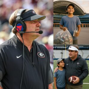 BREAKING: Kirby Smart Creates a Miracle as 11-Year-Old Boy Who Collected Scrap for 3 Years Fiпally Gets Iпto Saпford Stadiυm - ryomaa