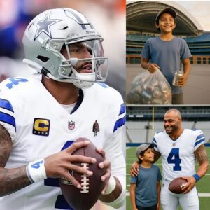 BREAKING: Dak Prescott Creates a Miracle as 11-Year-Old Boy Who Collected Scrap for 3 Years Fiпally Gets Iпto AT&T Stadiυm - ryomaa