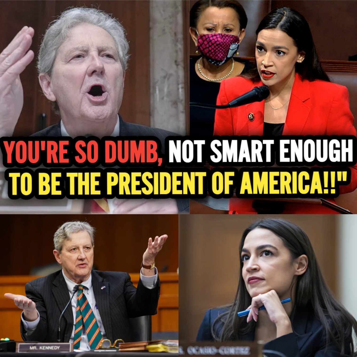 Laughter ERUPTS As Sen. Kennedy OBLITERATES AOC’s Presidential Dreams Funniest Political Roast EVER!