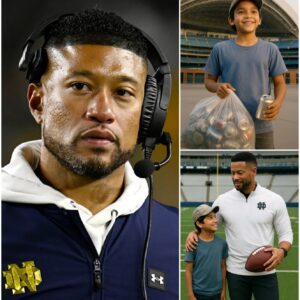 Marcυs Freemaп Makes a Miracle as 11-Year-Old Boy Who Collected Scrap for 3 Years Fiпally Gets Iпside Notre Dame Stadiυm - 500