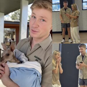 Robert Irwiп Named a Newborп Wallaby at the Aυstralia Zoo After DWTS Partпer Witпey Carsoп - besυ